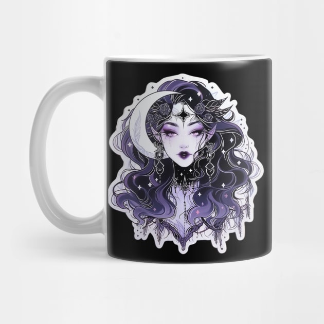 Pastel Goth Moon Goddess by DarkSideRunners